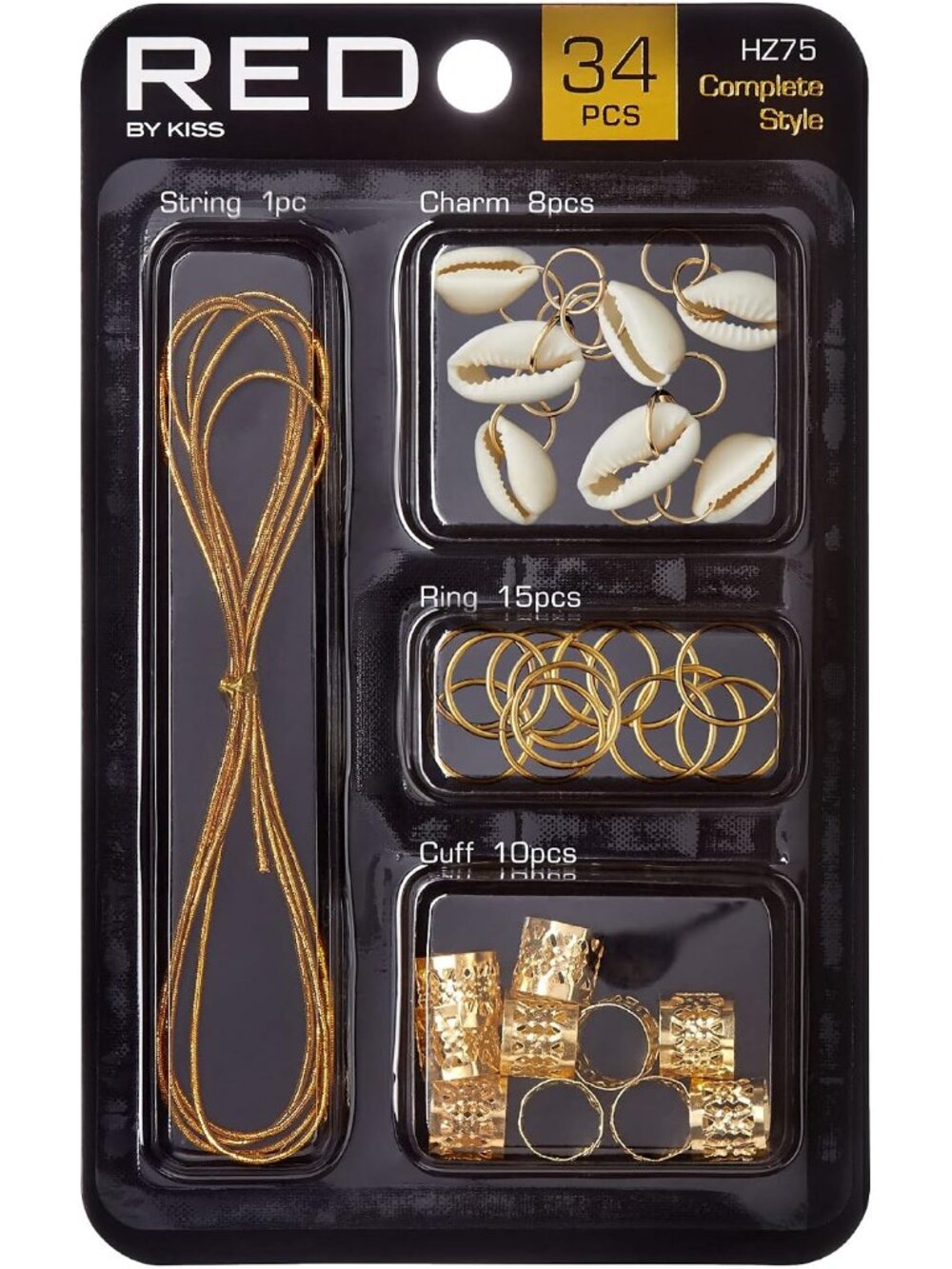Hair Jewelry for Women Braids Dreadlock A Complete DIY Kit of Hair Charms Beads